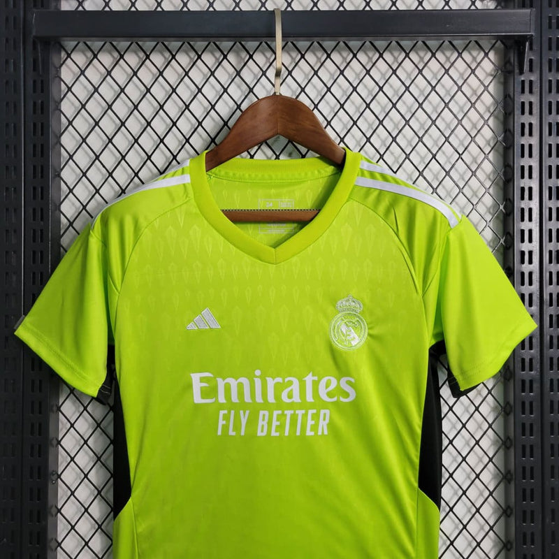 Conjunto infantil Real Madrid Portero Verde 23/24