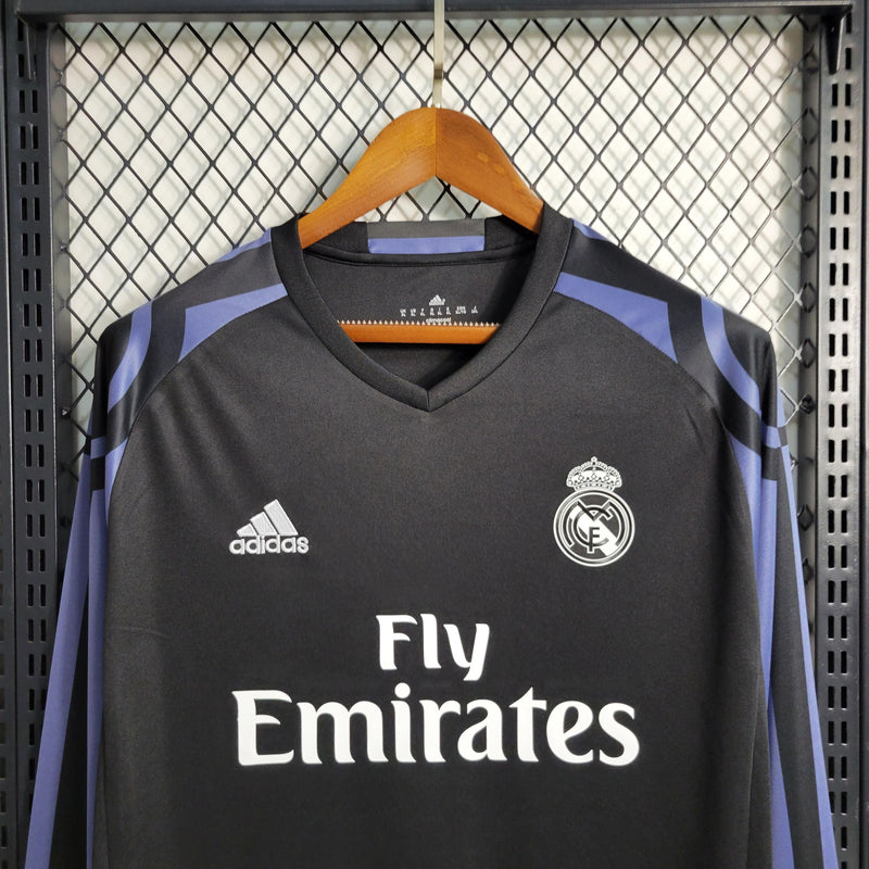 Camiseta Retro Real Madrid Manga larga Tercera 16/17