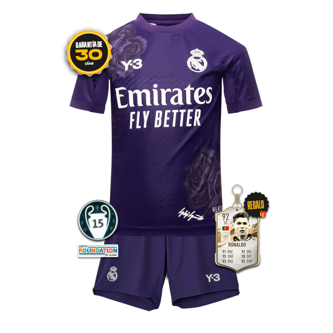 Conjunto infantil Real Madrid Y3 23/24 + 5 REGALOS 🎁