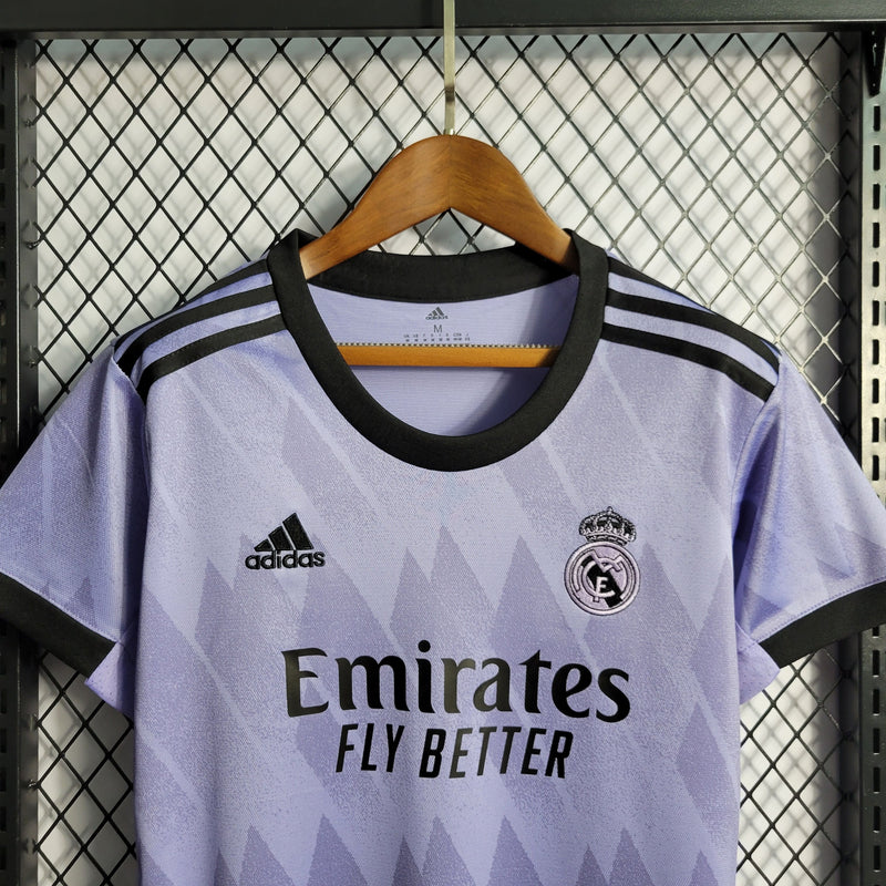 Camiseta Real Madrid Femenina Segunda 22/23