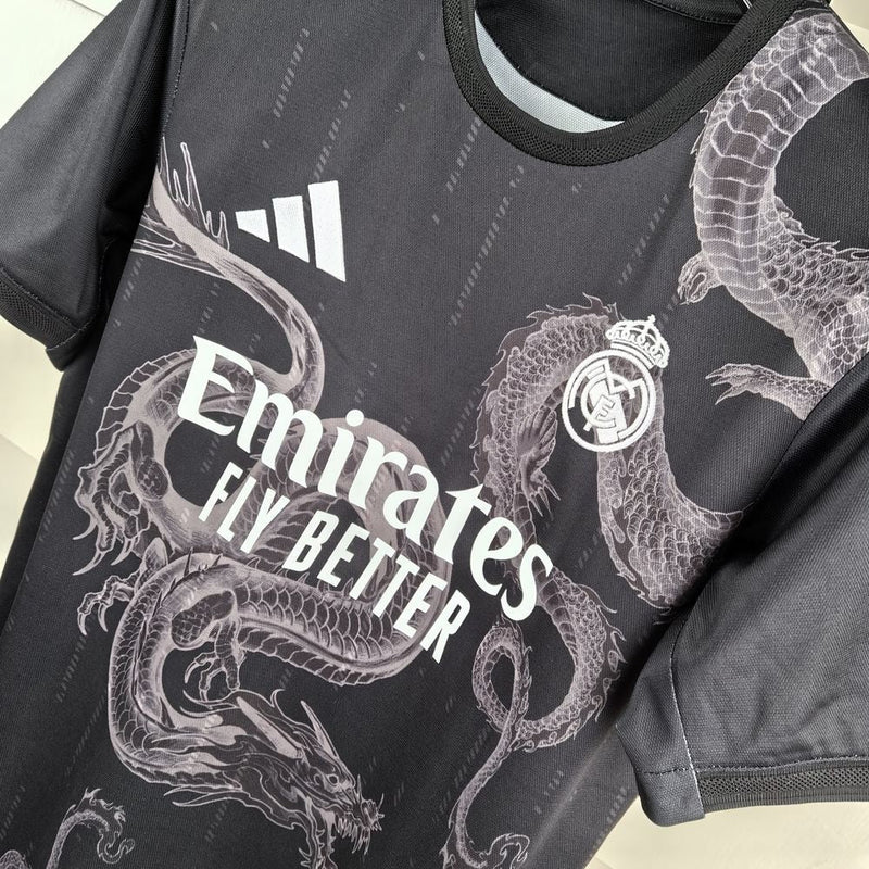 Camiseta Real Madrid ESPECIAL Black Dragon 2024/25 + 5 REGALOS 🎁