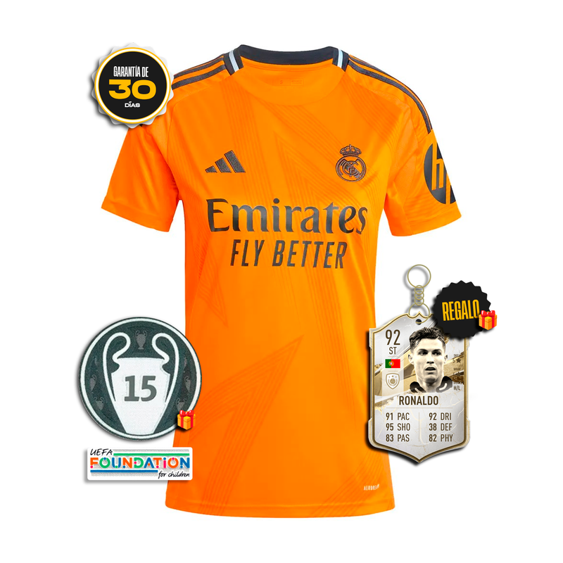 Camiseta Real Madrid Femenina Away 24/25 + 5 REGALOS 🎁