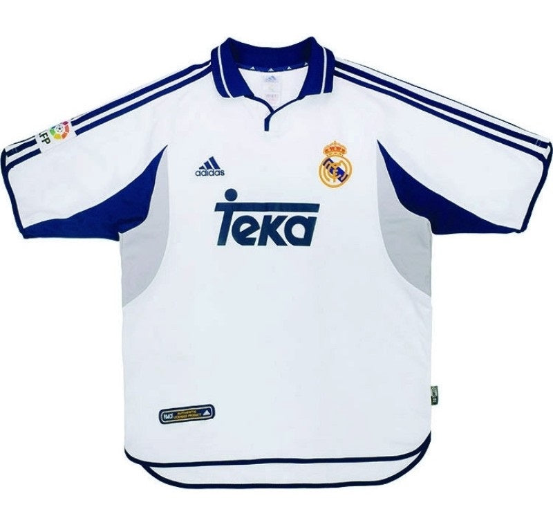 Camiseta Real Madrid Retro Home 2000/01 + 5 REGALOS 🎁