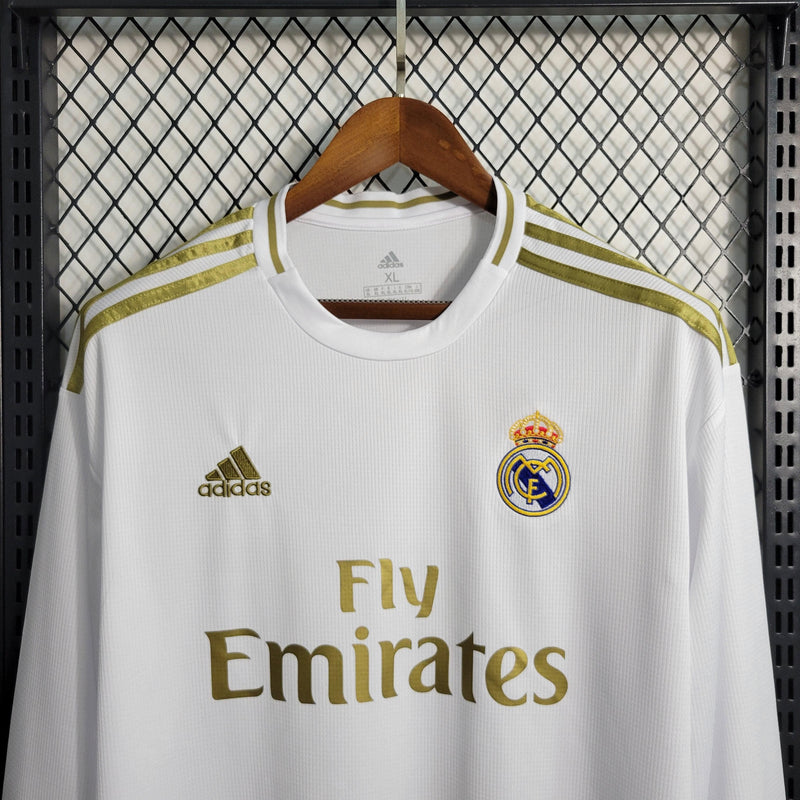 Camiseta Retro Real Madrid Manga Larga 19/20