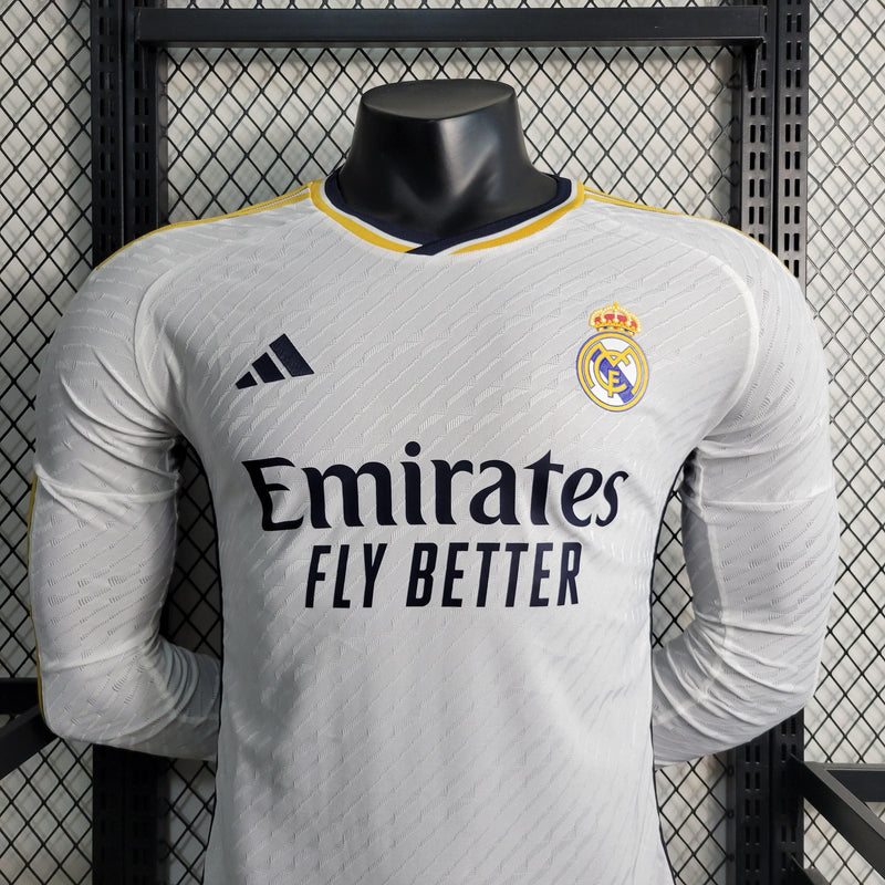 Camiseta Real Madrid Primera Manga Larga Authentic 23/24