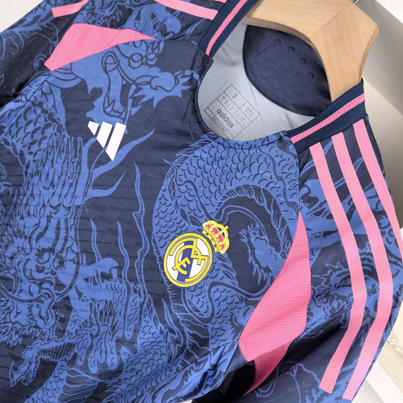 Camiseta Real Madrid ESPECIAL BLUE DRAGON JUGADOR 24/25 + 5 REGALOS 🎁