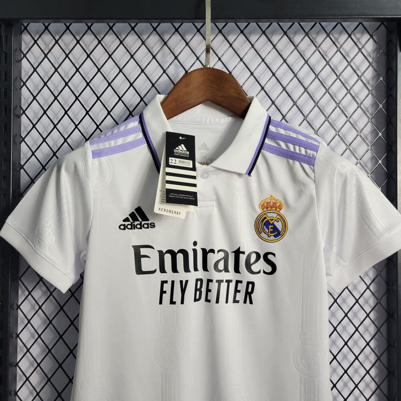 Conjunto infantil Real Madrid Home 22/23