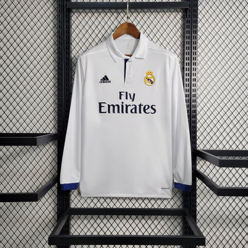 Camiseta Retro Real Madrid Manga larga 16/17