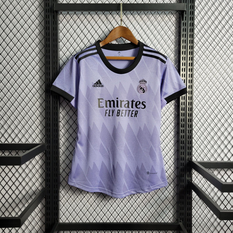 Camiseta Real Madrid Femenina Segunda 22/23