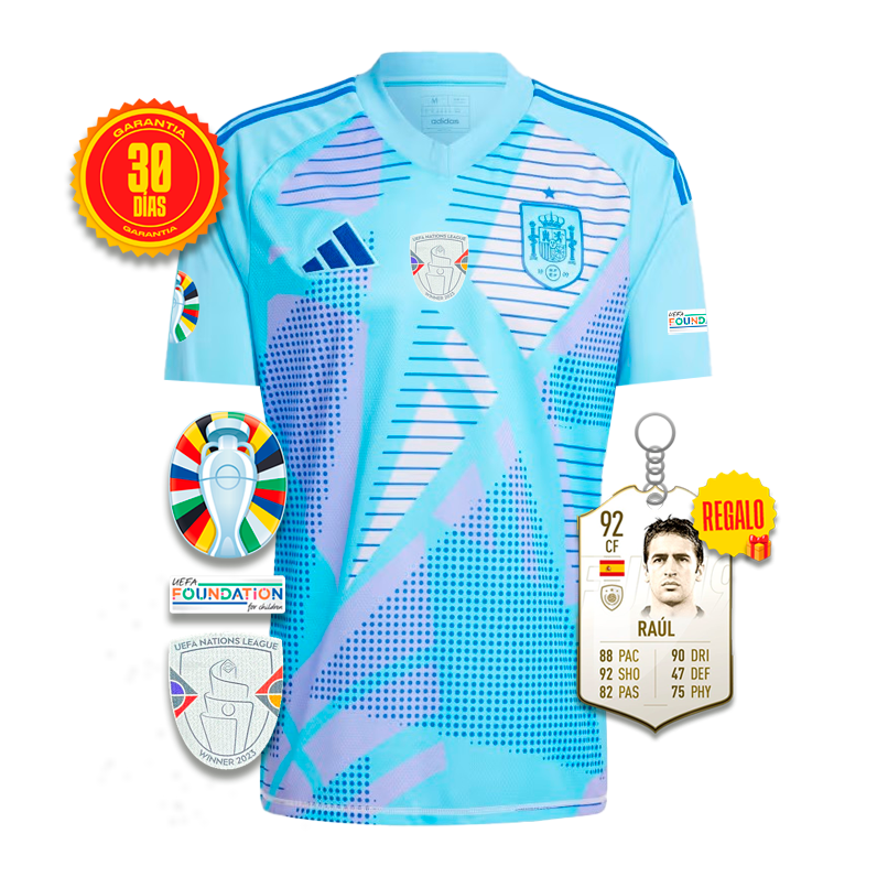 Camiseta Espanã Equipacíon Portero EUROCOPA 2024 + 5 REGALOS 🎁