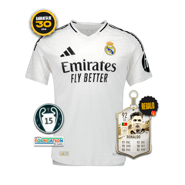 Camiseta Real Madrid HOME 24/25 JUGADOR + 5 REGALOS 🎁